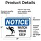 Signmission 5 in Height, 7 in Width, Vinyl Decal, Rectangle OS-2PACK-NS-D-57-L-18966 - alternate 2